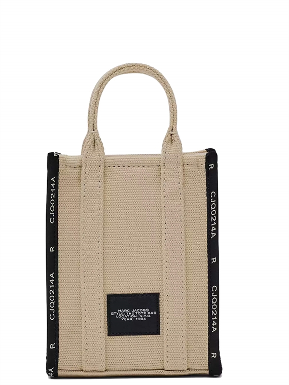 Marc Jacobs The Jacquard Mini Tote Bag, Warm Sand 